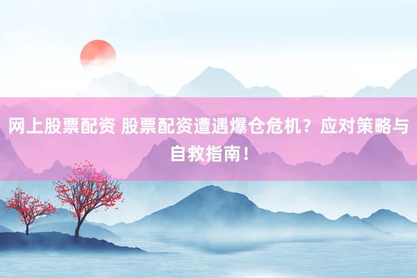 网上股票配资 股票配资遭遇爆仓危机？应对策略与自救指南！